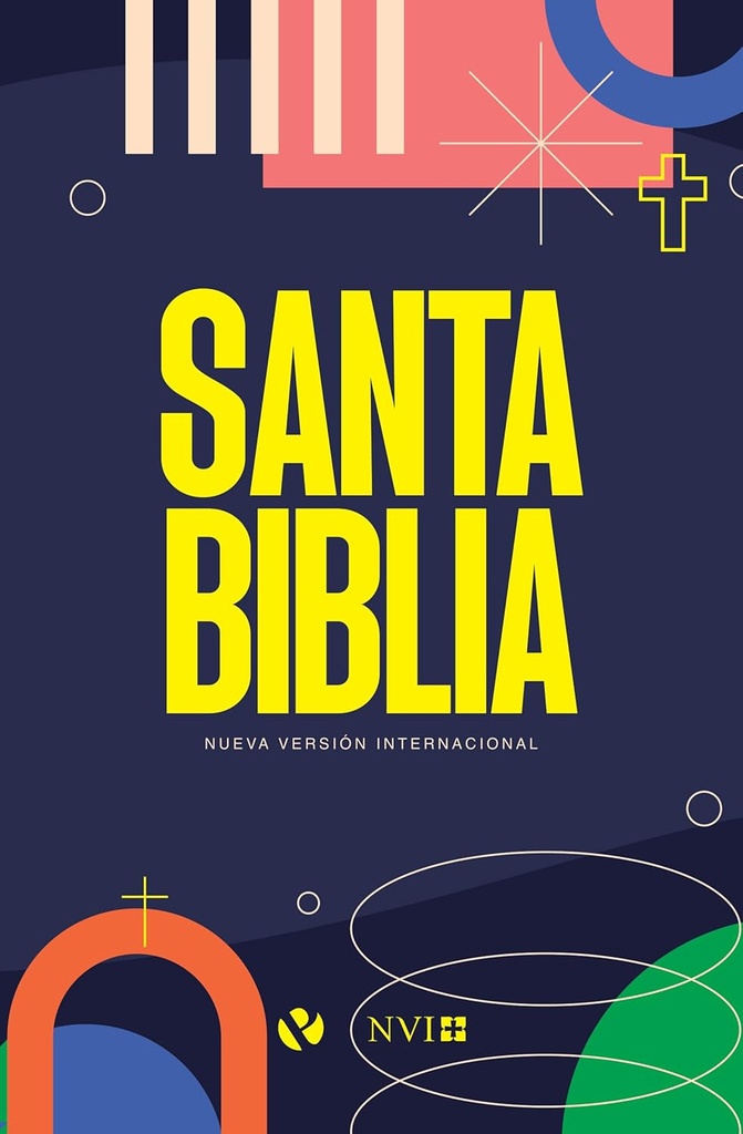 Biblia NVI Revisión 2022 Tamaño Manual Tapa Rústica Azul Juvenil Modelo 3