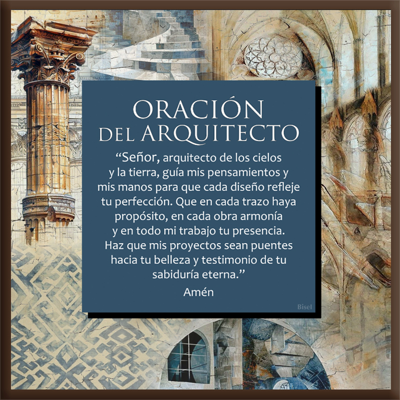 Plaqueta Oración Del Arquitecto