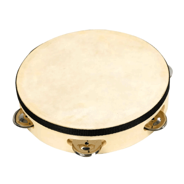 Pandereta de Madera de 8"