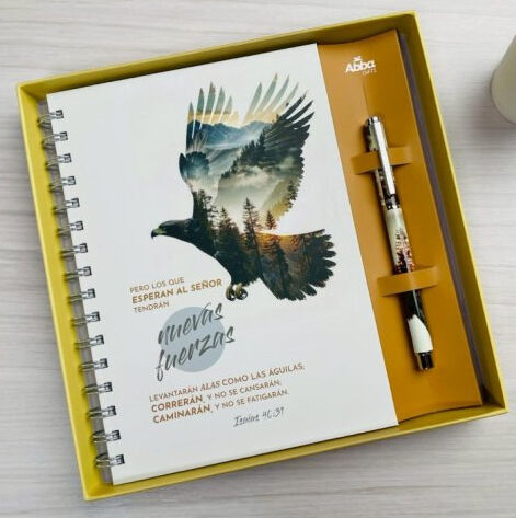 Libreta + Bolígrafo Los Que Esperan En El Señor Isaías 40:31