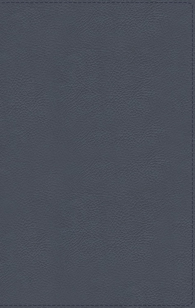 Biblia Nbla De Estudio Macarthur, Piel Genuina, Azul Pizarra, Interior A Dos Colores