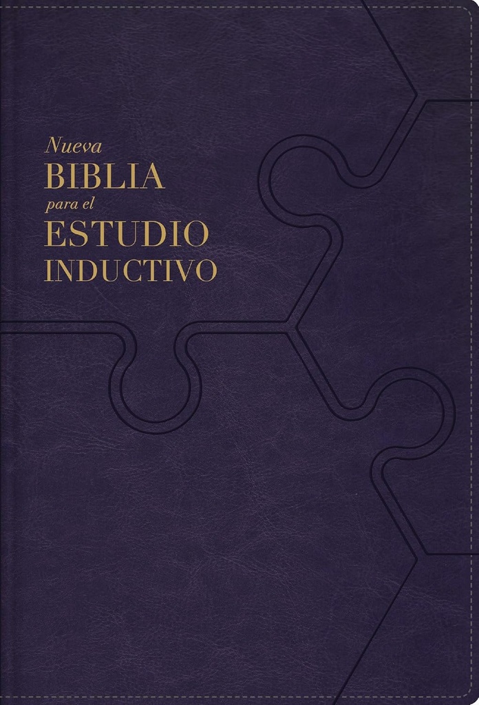Nueva Biblia Para El Estudio Inductivo, Nbla, Leathersoft, Interior A Dos Colores, Morado, Comfort Print