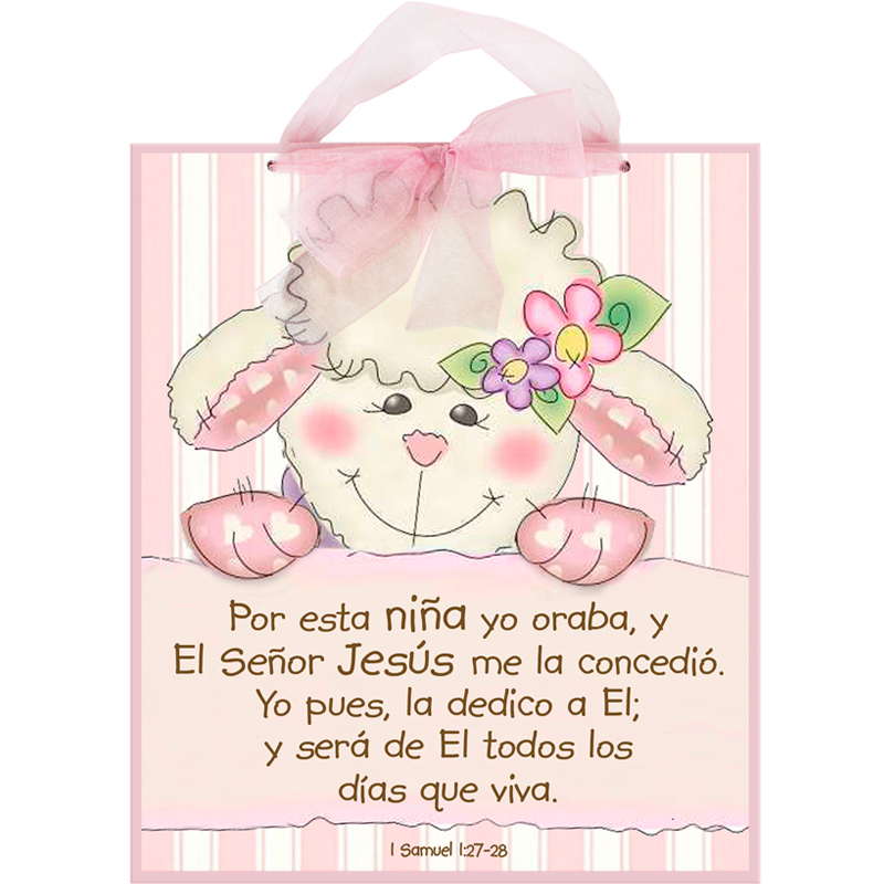 Plaqueta Niña, Por Esta niña yo Oraba 1ra. Samuel 1:27