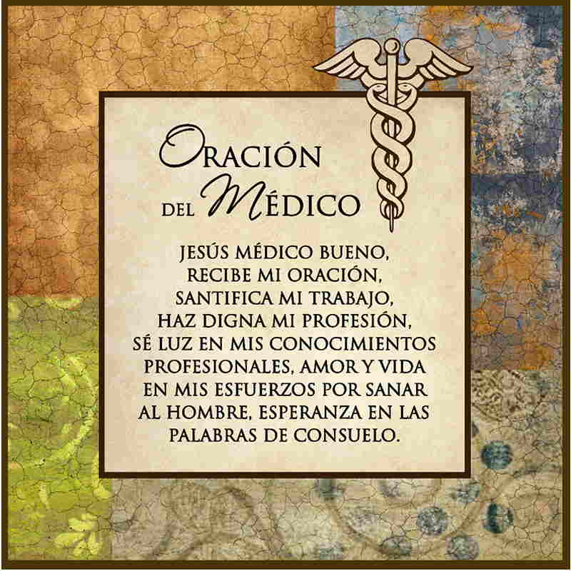 Plaqueta, Oración Del Médico