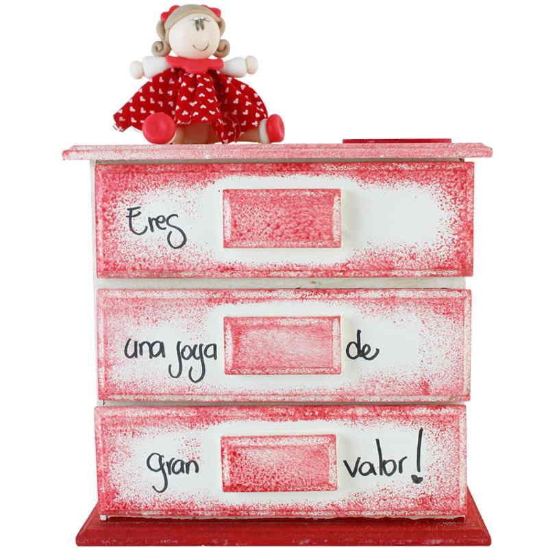 Joyero De Tres Gavetas Varios Textos