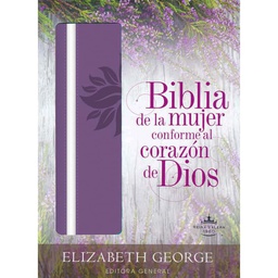 [LEP-6474] Biblia De La Mujer Conforme Al Corazón De Dios  Duo Tono Color Morado  RVR60