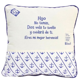 [JESHUA-1055] Cojín Hijo Diseño Rayado Con Anclas