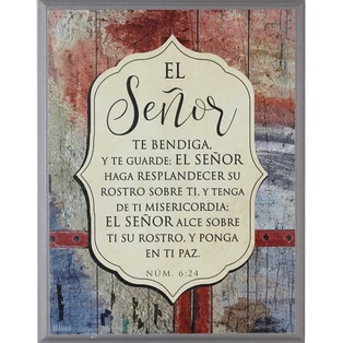 Plaqueta Colección Vintage Números 6:24