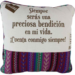 [JESHUA-1115] Cojín Siempre Serás Una Bendición Diseño: Típico