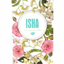 [LSBU-6138A] Biblia Pasta Dura Isha Diseño De Flores Lenguaje Actual