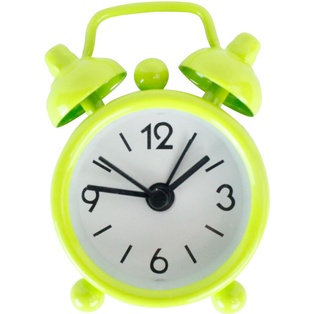 Mini Reloj Con Alarma  Color: Verde Texto: Ni antes, ni despues...