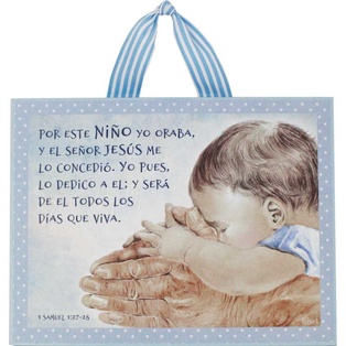 Plaqueta Para Niño, 1 Samuel 1:27-28