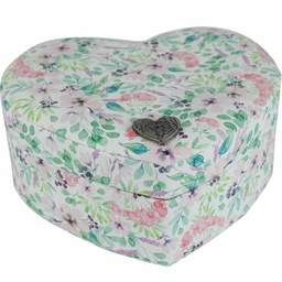 [CAJA-BS017A] Joyero Grande En Forma De Corazón