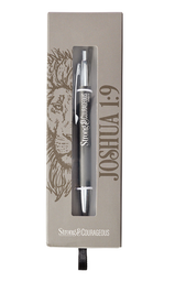 [CHRIS-1931] Pluma De Color Café Texto: Josué 1:9