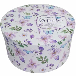 [CAJA-BS021F1] Caja Redonda  Texto: Eres Preciosa A Los Ojos Del Señor Bendiciones En Cada Dia De Tu Vida