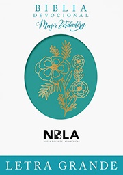 [LEP-7209] Biblia Devocional NBLA  Mujer Verdadera Letra Grande NBLA: Duotono Color Aqua