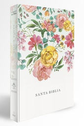 [LRANDOM-1071] Biblia RVR 1960  Diseño De  Flores