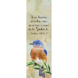 [SEP-085] Separador Con Dije   Texto: Salmo 121:1-2 Diseño: Pajarito