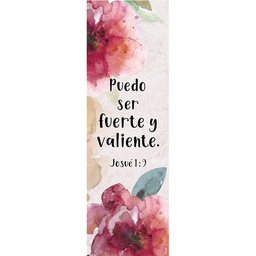 [SEP-086] Separador Con Dije   Texto: Josué 1:9  Puedo Ser Fuerte Y Valiente