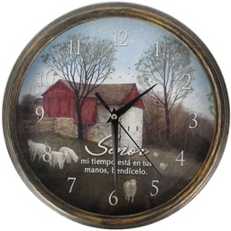 [WATCH-BS057BF2] Reloj de Pared Redondo Color: Dorado Señor Mi Tiempo