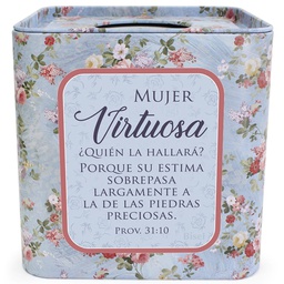 [MET-BS23031E] Cajita De Kleenex + Kleenex Adicional, Proverbios 31 Mujer Virtuosa.