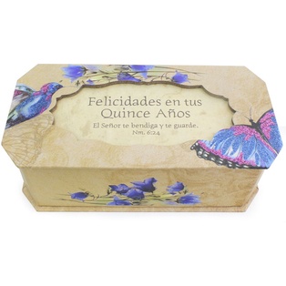 Caja Rectangular Melodía Sublime Gracia Texto, Números 6:24