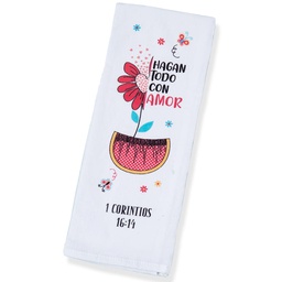 [ABBA-1046] Toalla De Cocina Hagan Todo Con Amor