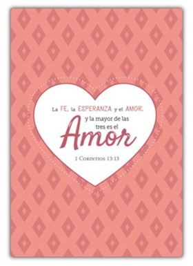 Diario y Cuaderno de Notas  Fe Esperanza Amor – 1 Corintios 13:13