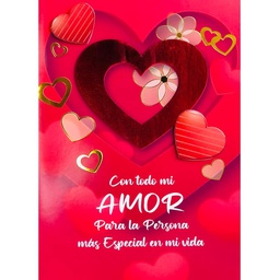 [ANI-1009] Tarjeta Elegante Mediana (Surtida)