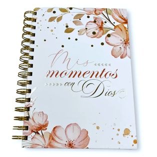 Libreta Devocional Con Espiral  Primavera Salmo 28:7
