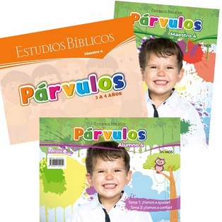 Material Para Escuela Dominical Párvulos Incluye 1 Maestro + 5 Alumnos + 1 Ayuda Visual
