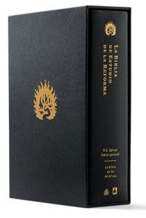 Biblia De Estudio De La Reforma LBLA Piel Genuina Negro Con Estuche