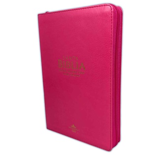 Biblia RVR1960 Clásica Fucsia Con Zíper e Índice