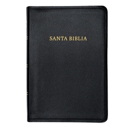 [LBSH-8237] Biblia RVR 1960 Letra Gigante Color Negro Imitación Piel