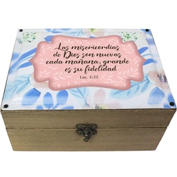 [BG-1000C] Joyero De Madera, Grande Prov. 4:23 Sobre Toda Cosa Guardada