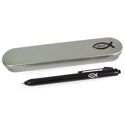 [LETIAN-1004B] Bolígrafo Negro 4 En 1 (Incluye Caja)