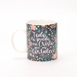 Taza Todo Lo Puedo En Cristo Que Me Fortalece