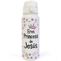 [PLASTIC-1000] Termo 500ml 3D Eres Princesa De Jesús