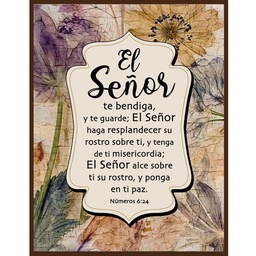 [DECOR-1136A] Plaqueta Colección Vintage Números 6:24