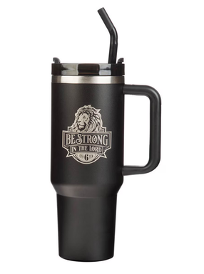 Tumbler Con Pajilla Reutilizable Efesios 6:10