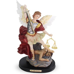 [GEO-1030] Escultura Arcángel Miguel 30 cm