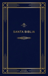 [LBSH-8260] Biblia RVR 1960 Edición Ministerial Azul Oscuro Tapa Rústica