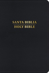 [LBSH-8266] Biblia Bilingüe RVR 1960/KJV Piel Negro