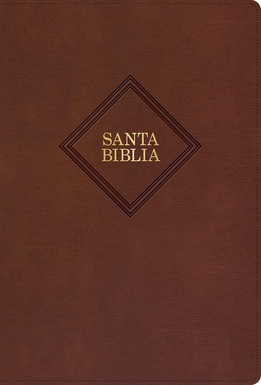 RVR 1960 Biblia Letra Grande Tamaño Manual, Café, Piel Fabricada (Edición 2023) Con Índice