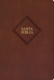 [LBSH-8272] RVR 1960 Biblia Letra Grande Tamaño Manual, Café, Piel Fabricada (Edición 2023) Con Índice