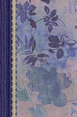 Biblia RVR 1960 De Estudio Para Mujeres Tela Impresa, Azul Floreado, Con Índice