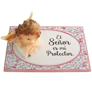 Plaqueta Para Escritorio Texto: El Señor Es Mi Protector