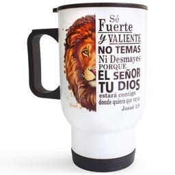 [TER-BS042B1] Termo Blanco Texto: Josué 1:9