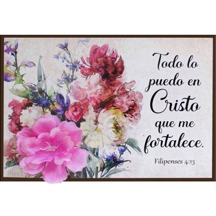 Plaqueta Para Escritorio Filipenses 4:13