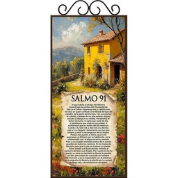 [DECOR-1008J] Plaqueta Con Forja Salmo 91